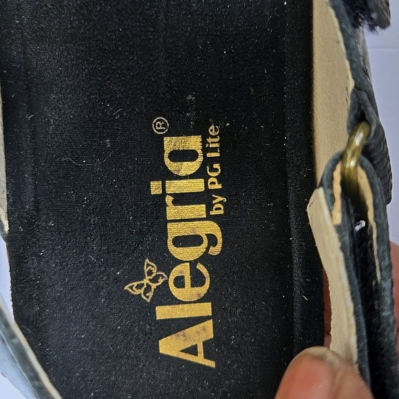 Alegria Bailee Woven Noir Sandal Slip Resistant Summer Shoes Size 38 - Picture 8 of 10